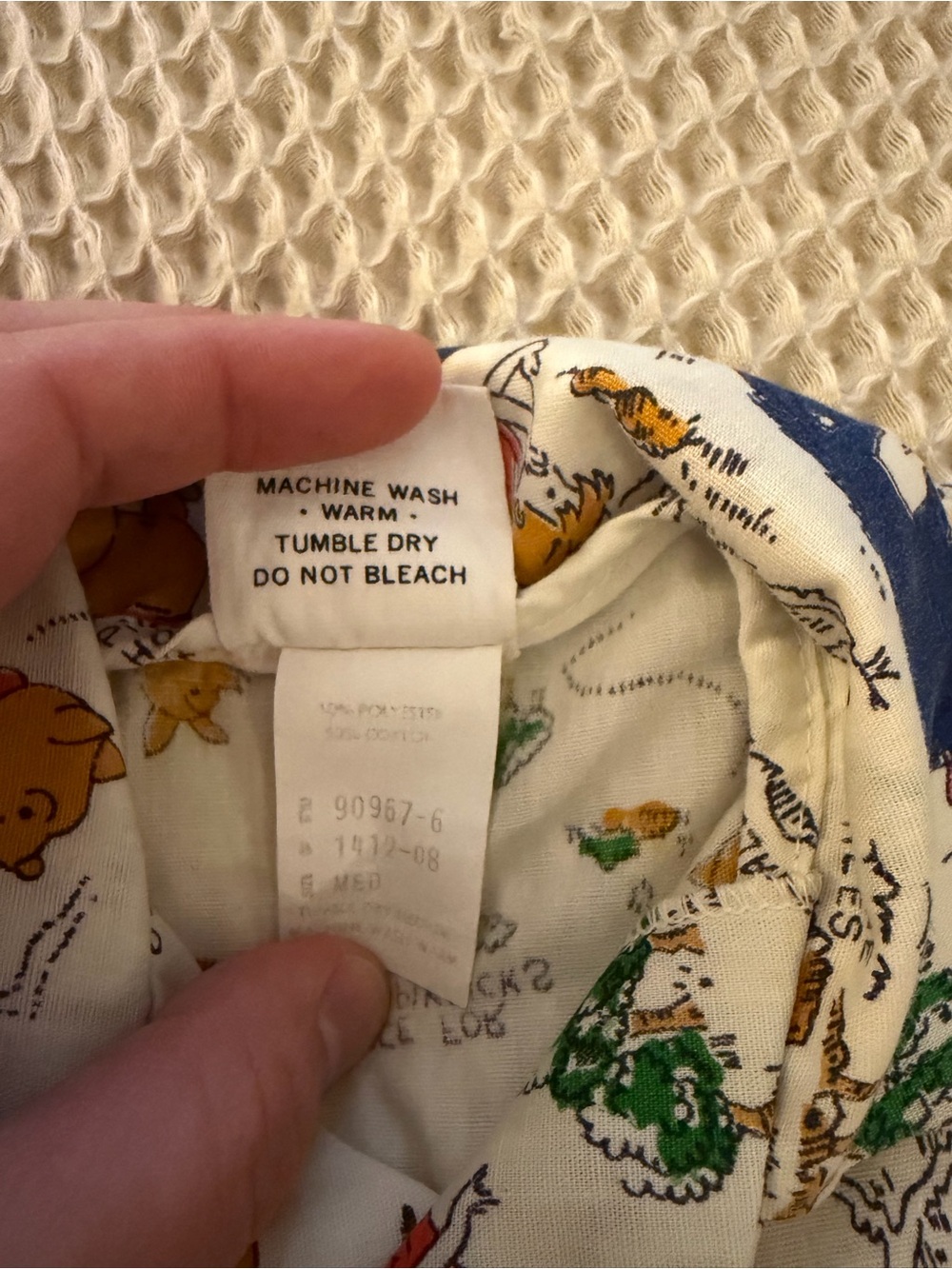1970s Vintage Disney, Winnie the Pooh Collection, toddler button down shirt - Picture 4 of 11